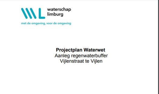 Bericht Projectplan aanleg regenwaterbuffer Vijlenstraat ter inzage bekijken